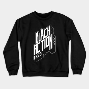 Black Action Tees-Beat Street Logo Crewneck Sweatshirt